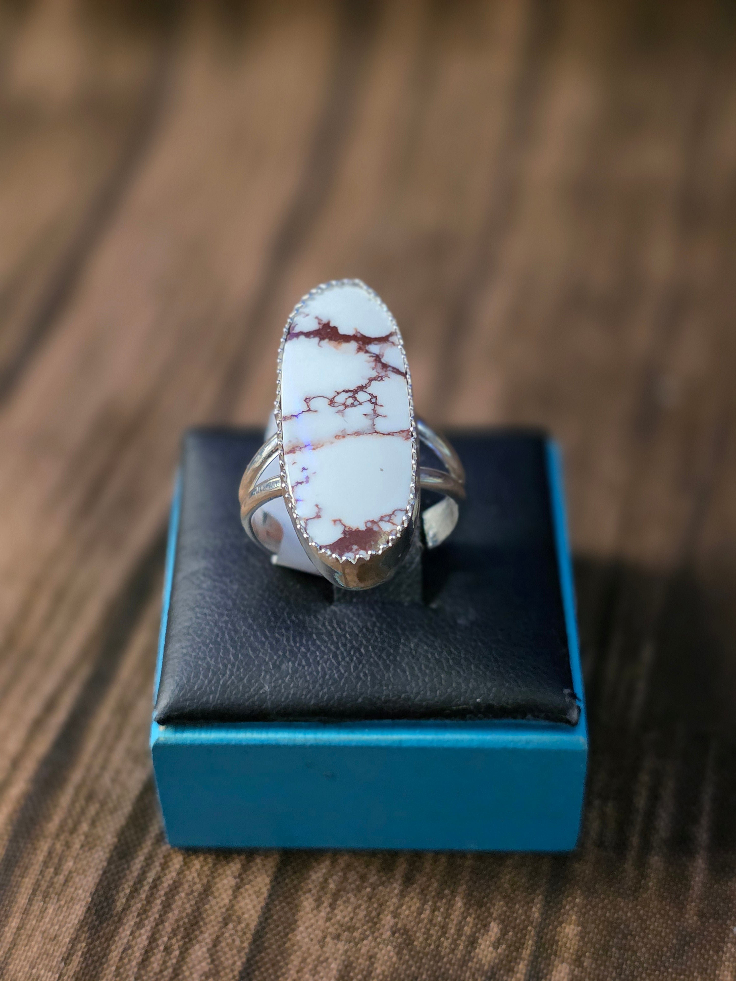 LONG WILD HORSE RING SIZE 7