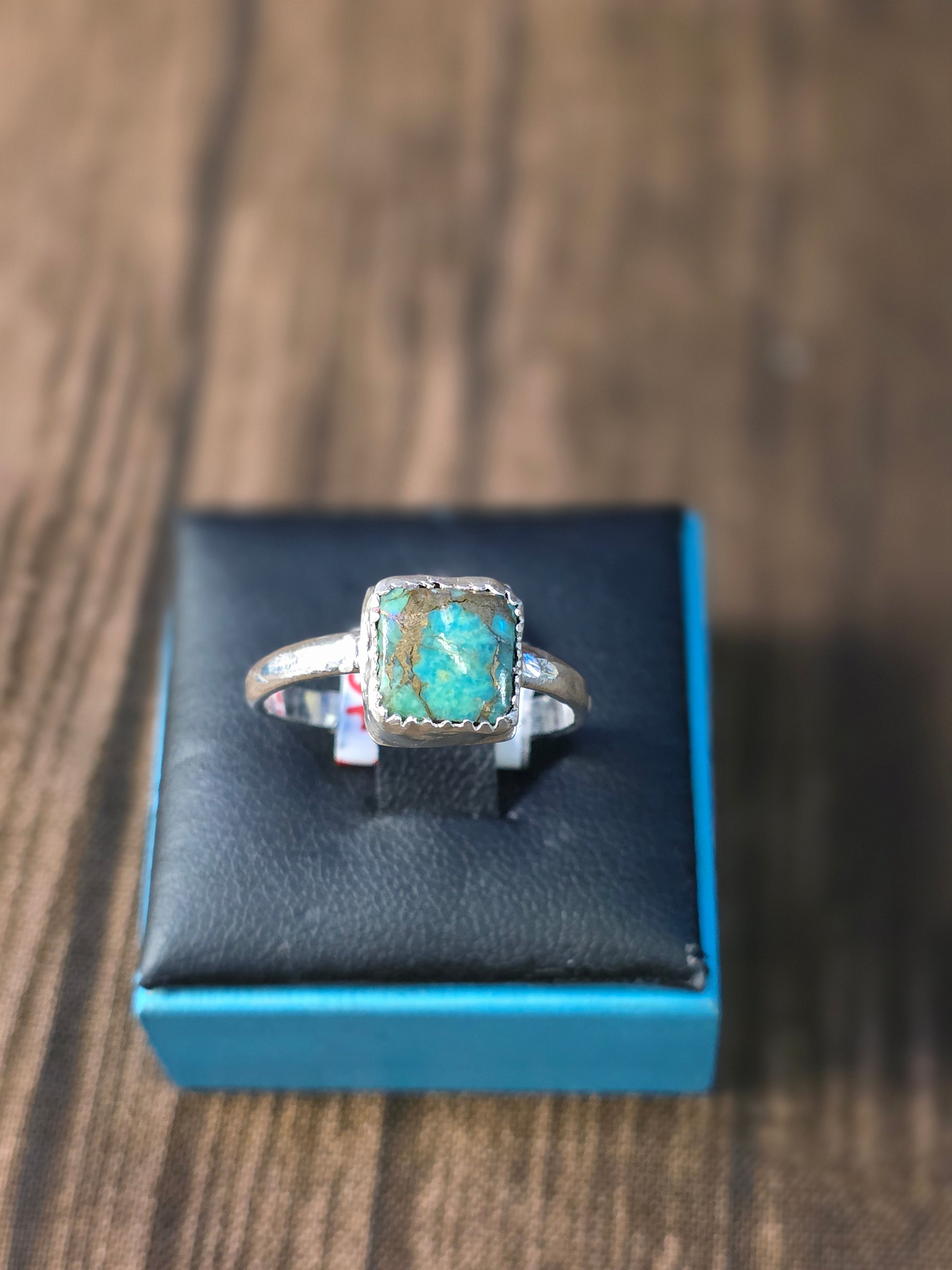 SONORAN GOLD TURQUOISE RING SIZE 8