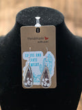 WILD HORSE DROP .925 SILVER EARRINGS