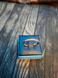 COPPER TWISTED STACKER RINGS