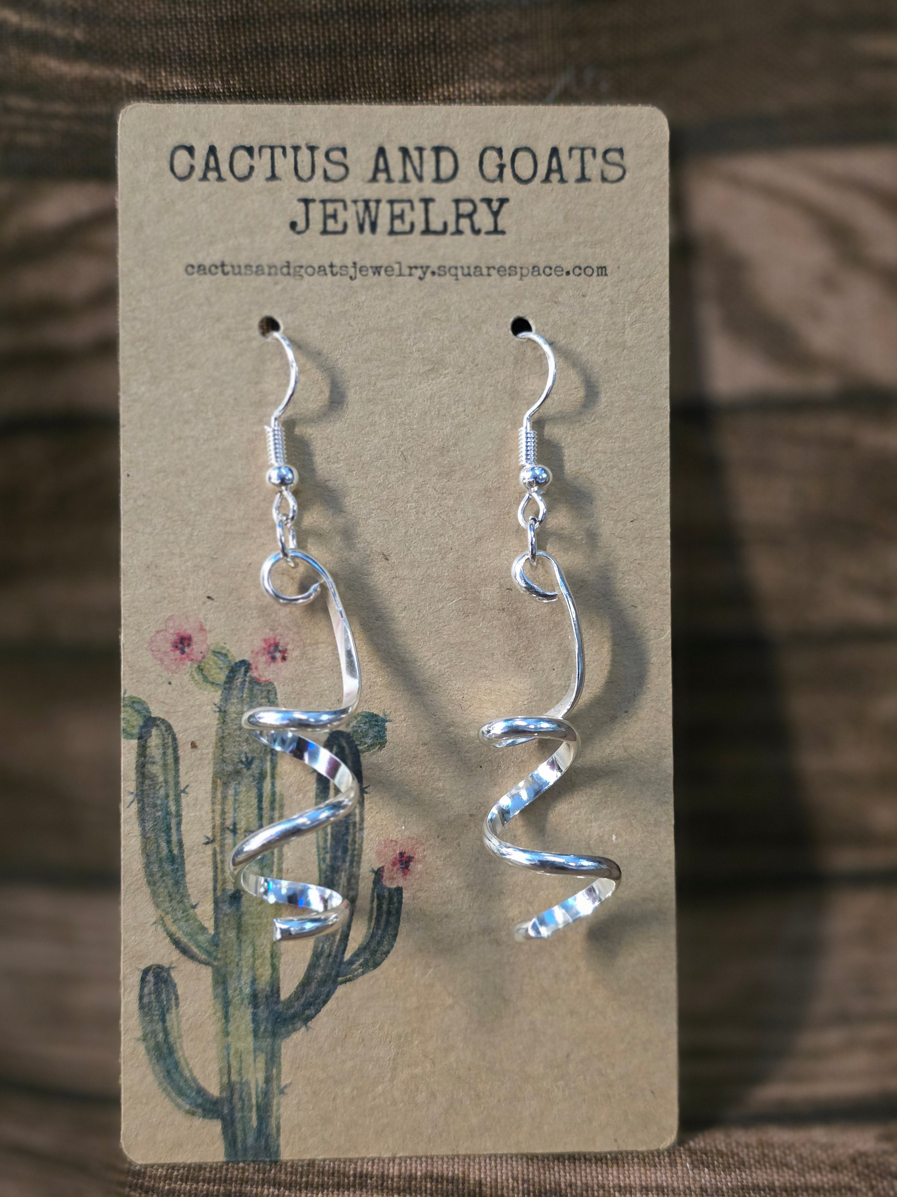 .925 SPINRAL EARRING