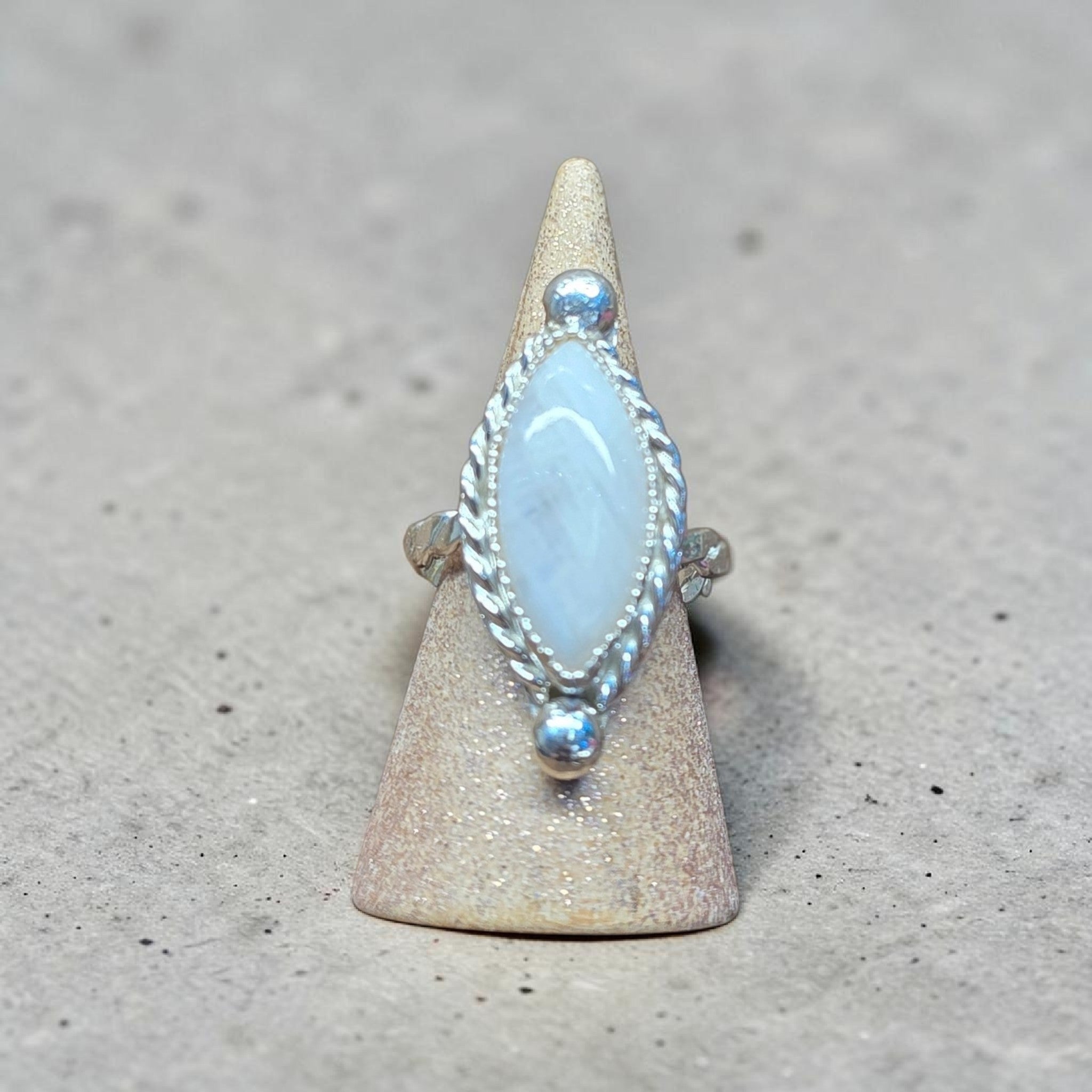 MOONSTONE LONG RING 8